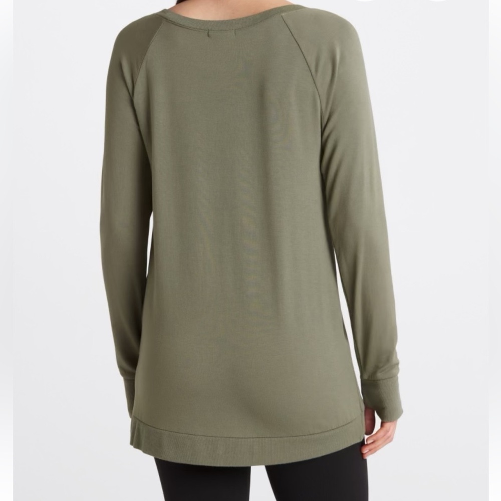 Threads 4 Thought - Parscarelli Feather Fleece Sweatshirt Size XXL. Olive Gree - Picture 2 of 15